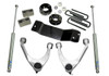 SUPERLIFT 3600B 3.5 INCH LIFT KIT 2014-2018 CHEVY SILVERADO AND GMC SIERRA 4WD WITH ALUMINUM OR STAMP STEEL CONTROL ARMS WITH BILSTEIN REAR SHOCKS