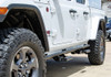 N-FAB J194TRKRS4 RKR STEP SYSTEM FULL LENGTH (1 STEP MOUNT/1 STEP PER SIDE) 1.75 INCH RAILS 2020-2025 JEEP GLADIATOR JT 4-DOOR TEXTURED BLACK