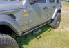 N-FAB J184RKRS4 RKR STEP SYSTEM FULL LENGTH (1 STEP MOUNT/1 STEP PER SIDE) 1.75 INCH RAILS 2018-2026 JEEP WRANGLER JL 4-DOOR TEXTURED BLACK