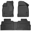 HUSKY LINERS 99761 WEATHERBEATER FRONT & 2ND SEAT FLOOR LINERS FOR 2007-2015 EDGE/MKX BLACK