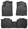 HUSKY LINERS 99551 WEATHERBEATER FRONT & 2ND SEAT FLOOR LINERS FOR 2010-2015 RX350/RX450H BLACK