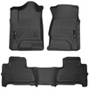 HUSKY LINERS 99201 WEATHERBEATER FRONT & 2ND SEAT FLOOR LINERS FOR 2015-2020 TAHOE/YUKON BLACK