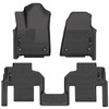 HUSKY LINERS 99061 WEATHERBEATER FRONT & 2ND SEAT FLOOR LINERS (FOOTWELL COVERAGE) FOR 2022-2024 JEEP WAGONEER