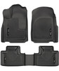 HUSKY LINERS 99051 WEATHERBEATER FRONT & 2ND SEAT FLOOR LINERS FOR 2011-2015 DODGE DURANGO, JEEP GRAND CHEROKEE BLACK