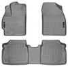 HUSKY LINERS 98922 WEATHERBEATER FRONT & 2ND SEAT FLOOR LINERS FOR 2010-2014 PRIUS GREY