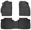 HUSKY LINERS 98921 WEATHERBEATER FRONT & 2ND SEAT FLOOR LINERS FOR 2010-2014 PRIUS BLACK