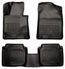 HUSKY LINERS 98891 WEATHERBEATER FRONT & 2ND SEAT FLOOR LINERS FOR 2011-2013 ELANTRA COUPE