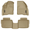HUSKY LINERS 98703 WEATHERBEATER FRONT & 2ND SEAT FLOOR LINERS FOR 2010-2019 TAURUS TAN