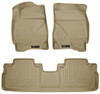 HUSKY LINERS 98353 WEATHERBEATER FRONT & 2ND SEAT FLOOR LINERS FOR 2009-2012 ESCAPE/TRIBUTE/MARINER TAN