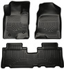 HUSKY LINERS 96321 WEATHERBEATER FRONT & 2ND SEAT FLOOR LINERS FOR 2012-2015 CAPTIVA SPORT