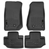HUSKY LINERS 93951 WEATHERBEATER FRONT & 2ND SEAT FLOOR LINERS FOR 2011-2018 JEEP WRANGLER JK