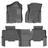 HUSKY LINERS 93581 WEATHERBEATER FRONT & 2ND SEAT FLOOR LINERS FOR 2000-2006 SUBURBAN 1500/2500, YUKON XL 1500/XL 2500, ESCALADE ESV