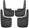 HUSKY LINERS 58456 CUSTOM MUD GUARDS FRONT AND REAR MUD GUARD SET FOR 2015-2020 F-150 HAS FORD OEM FENDER FLARES