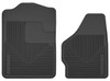 HUSKY LINERS 51201 HEAVY DUTY FLOOR MATS FRONT FLOOR MATS FOR 1999-2010 F-250 SUPER DUTY, F-350 SUPER DUTY, F-450 SUPER DUTY, EXCURSION