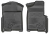 HUSKY LINERS 18331 WEATHERBEATER FRONT FLOOR LINERS FOR 2009-2014 F-150 BLACK