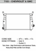 CSF 7103 TURBO DIESEL CHARGE-AIR-COOLERS 01-05 GM 6.6L