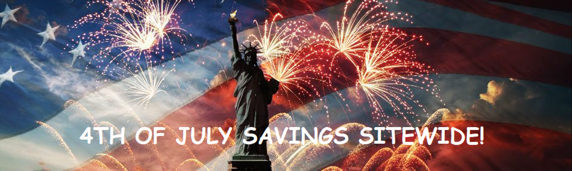 4th of July sale starts now!