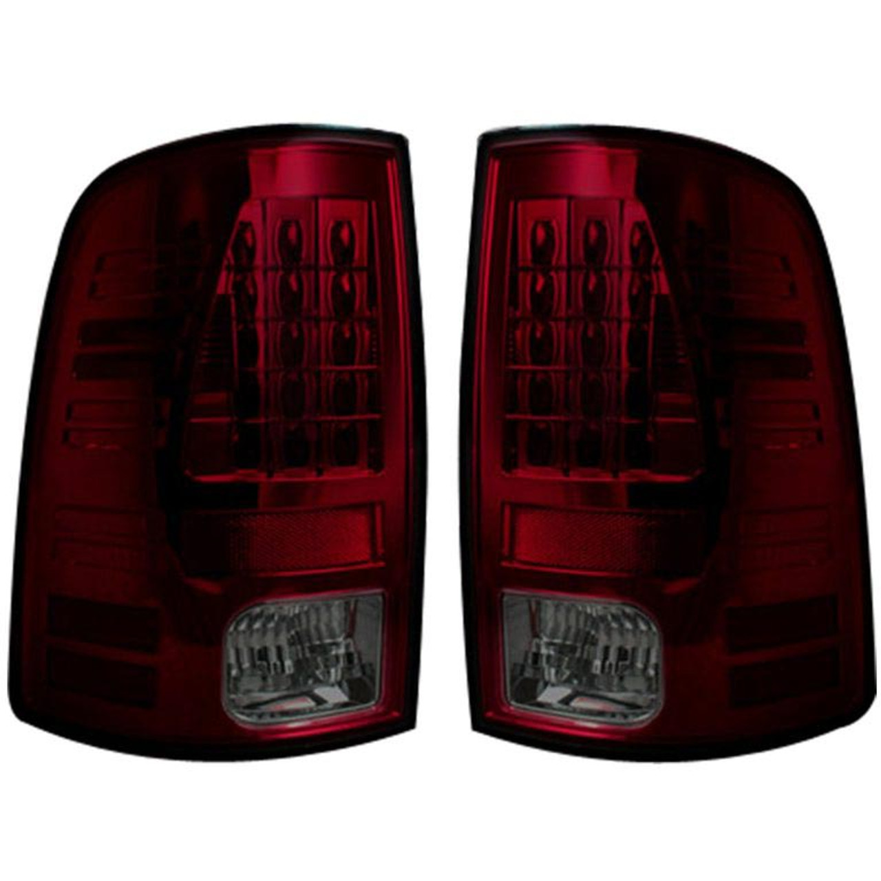 RECON 264169RD RED LED TAIL LIGHTS 2010-2018 RAM 2500/3500 | 2009-2018 DODGE RAM 1500 RECON 264169RD RED LED TAIL LIGHTS 2010-2018 RAM 2500/3500 | 2009-2018 DODGE RAM 1500