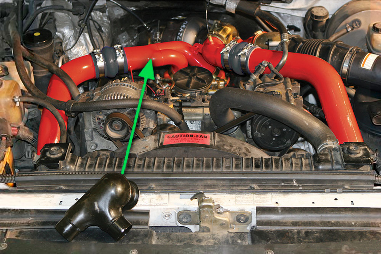 BANKS POWER 25970 INTERCOOLER UPGRADE-INCLUDES RED BOOST TUBES FOR 94-97 FORD POWERSTROKE 7.3L