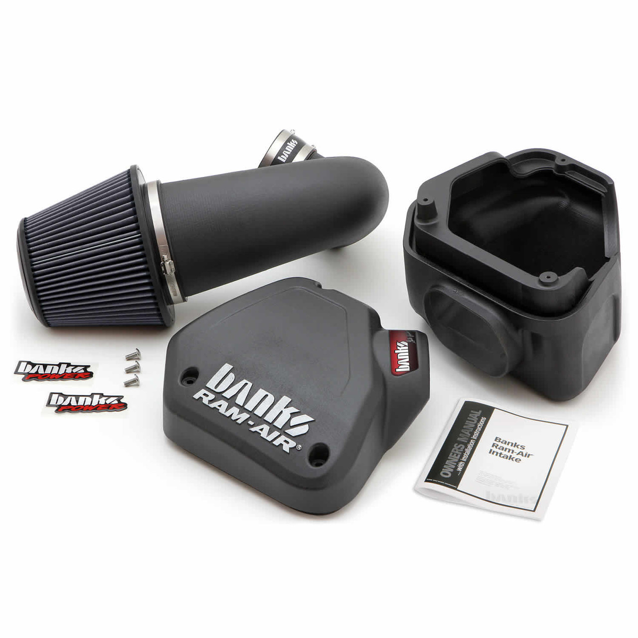 BANKS POWER 42225-D RAM-AIR COLD AIR INTAKE SYSTEM WITH DRY FILTER FOR 94-02 CUMMINS 5.9L 24V