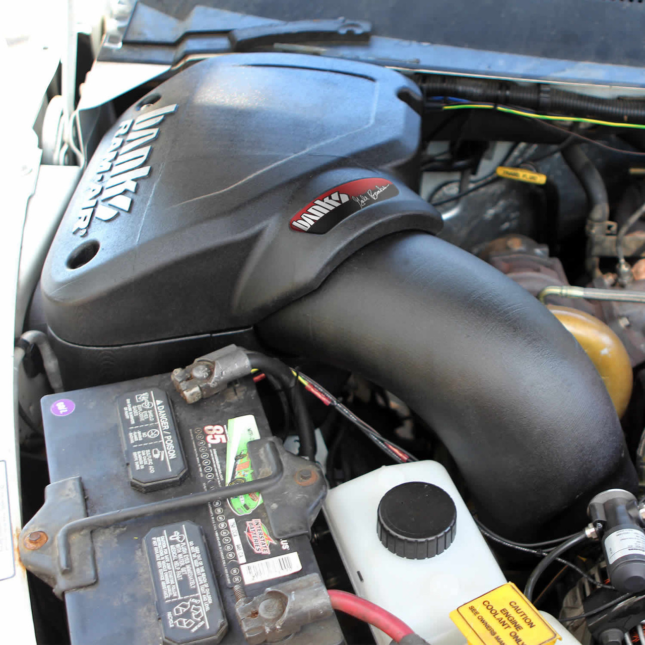 BANKS POWER 42225-D RAM-AIR COLD AIR INTAKE SYSTEM WITH DRY FILTER FOR 94-02 CUMMINS 5.9L 24V