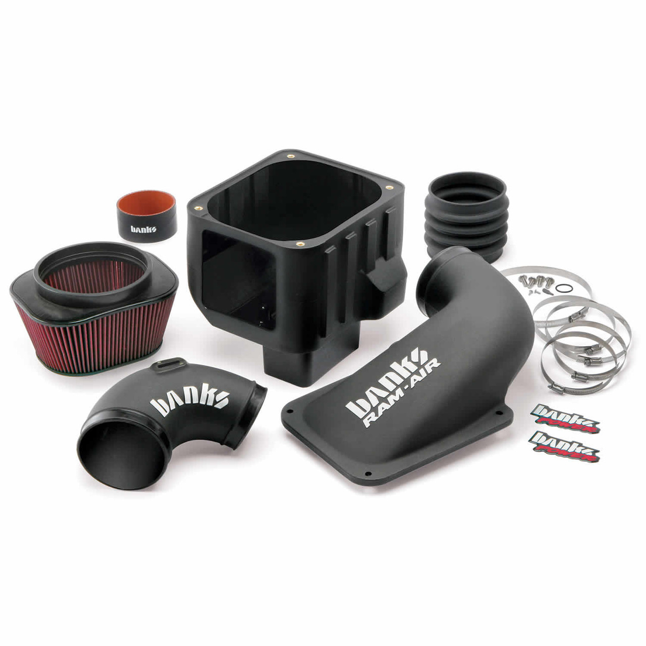 BANKS POWER 42172 RAM-AIR COLD AIR INTAKE SYSTEM WITH OILED FILTER FOR 07-10 GM DURAMAX 6.6L LMM BANKS POWER 42172 RAM-AIR COLD AIR INTAKE SYSTEM WITH OILED FILTER FOR 07-10 GM DURAMAX 6.6L LMM