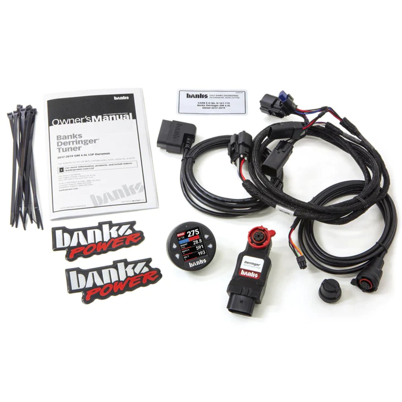 BANKS POWER 66692 DERRINGER TUNER WITH ACTIVESAFETY AND IDASH 1.8 SUPER GAUGE FOR 17-19 GM DURAMAX 6.6L L5P BANKS POWER 66692 DERRINGER TUNER WITH ACTIVESAFETY AND IDASH 1.8 SUPER GAUGE FOR 17-19 GM DURAMAX 6.6L L5P