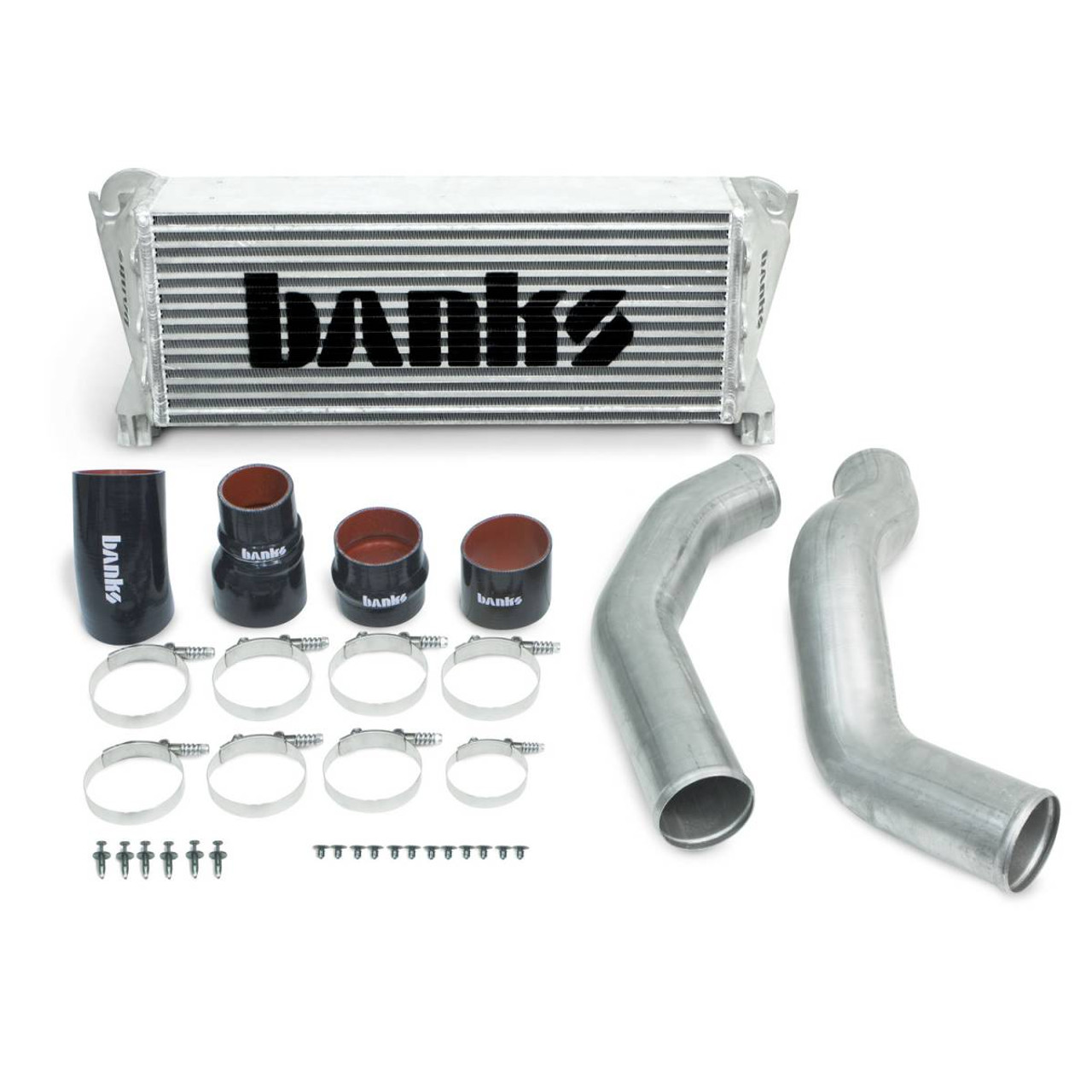 BANKS POWER 25989 INTERCOOLER UPGRADE INCLUDES BOOST TUBES NATURAL FINISH FOR 13-18 RAM 2500/3500 CUMMINS 6.7L
