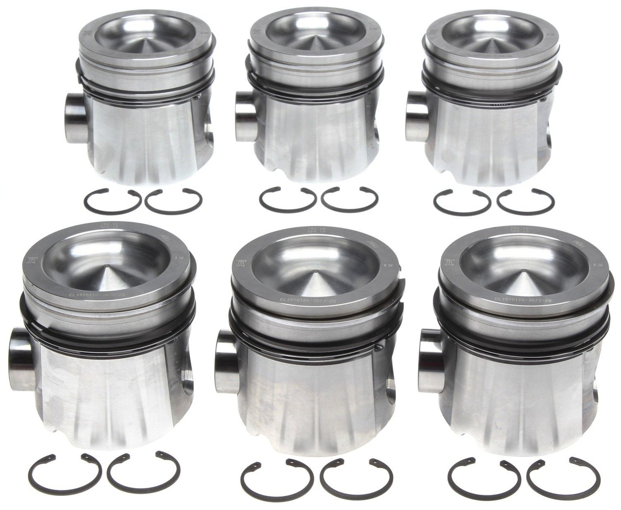 MAHLE 224-3673WR.020 PISTON SET W/ RINGS (.020) FOR 04.5–07 CUMMINS 5.9 MAHLE 224-3673WR.020 PISTON SET W/ RINGS (.020) FOR 04.5–07 CUMMINS 5.9