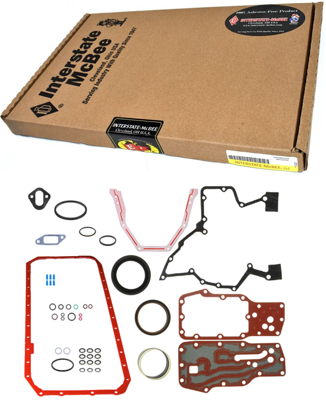 INTERSTATE-MCBEE M-4089173 LOWER ENGINE GASKET SET 2003–2007 5.9L CUMMINS (AFTERMARKET REPLACEMENT)