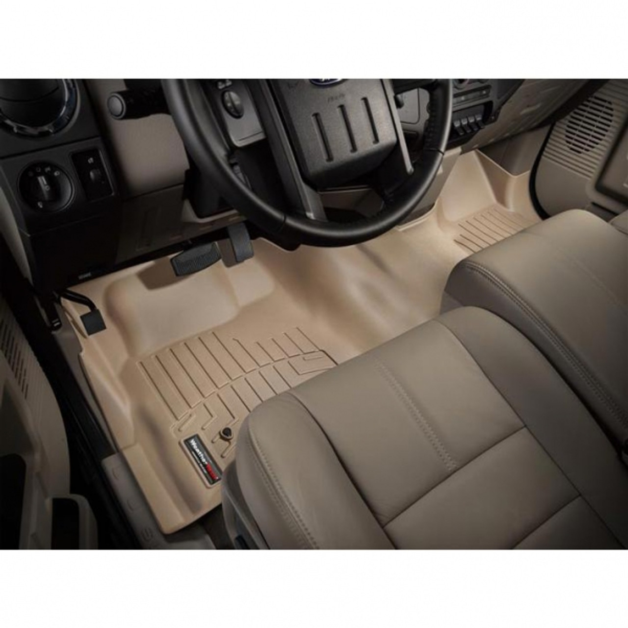 WEATHERTECH 452931 DIGITALFIT FRONT FLOORLINER 2008-2010 FORD SUPER DUTY (EXTENDED/CREW CAB - W/O 4X4 FLOOR SHIFTER)(OVER-THE-HUMP)(TAN) WEATHERTECH 452931 DIGITALFIT FRONT FLOORLINER 2008-2010 FORD SUPER DUTY (EXTENDED/CREW CAB - W/O 4X4 FLOOR SHIFTER)(OVER-THE-HUMP)(TAN)