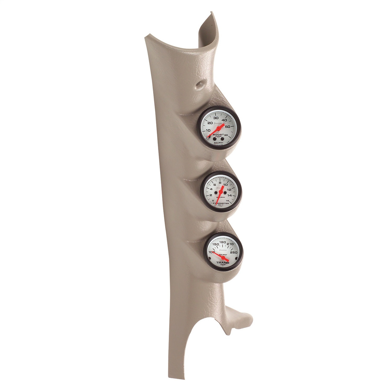 AUTOMETER 7098 PILLAR KIT, 100-250 °F/0-60 PSI/0-1600 °F, 03-09 DODGE RAM, PHANTOM