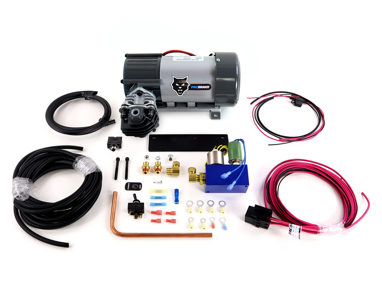 PACBRAKE HP10628 12V HP625 SERIES AIR COMPRESSOR KIT WITH HORIZONTAL PUMP HEAD PACBRAKE HP10628 12V HP625 SERIES AIR COMPRESSOR KIT WITH HORIZONTAL PUMP HEAD