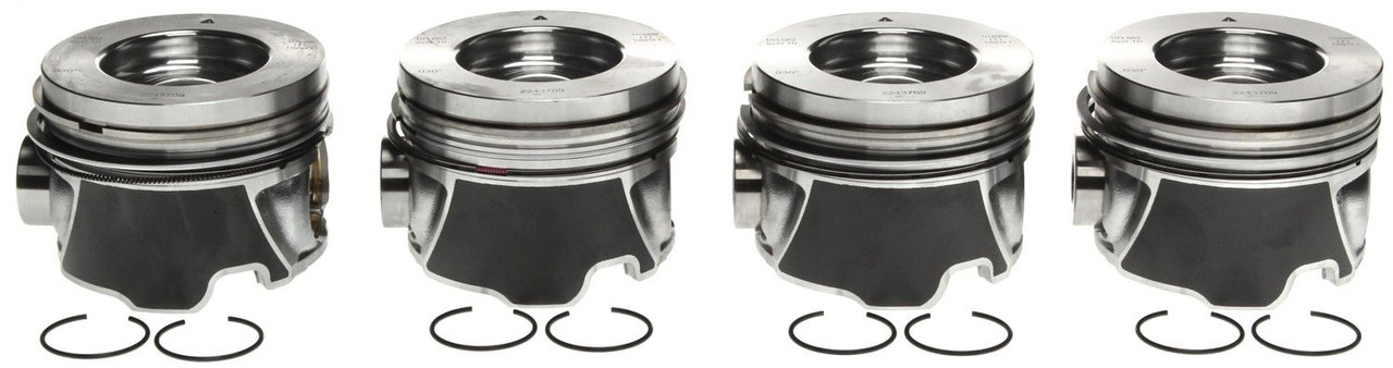 MAHLE 224-3709WR.040 PISTON KIT W/RINGS – LEFT (.040) FOR 06–10 GM DURAMAX