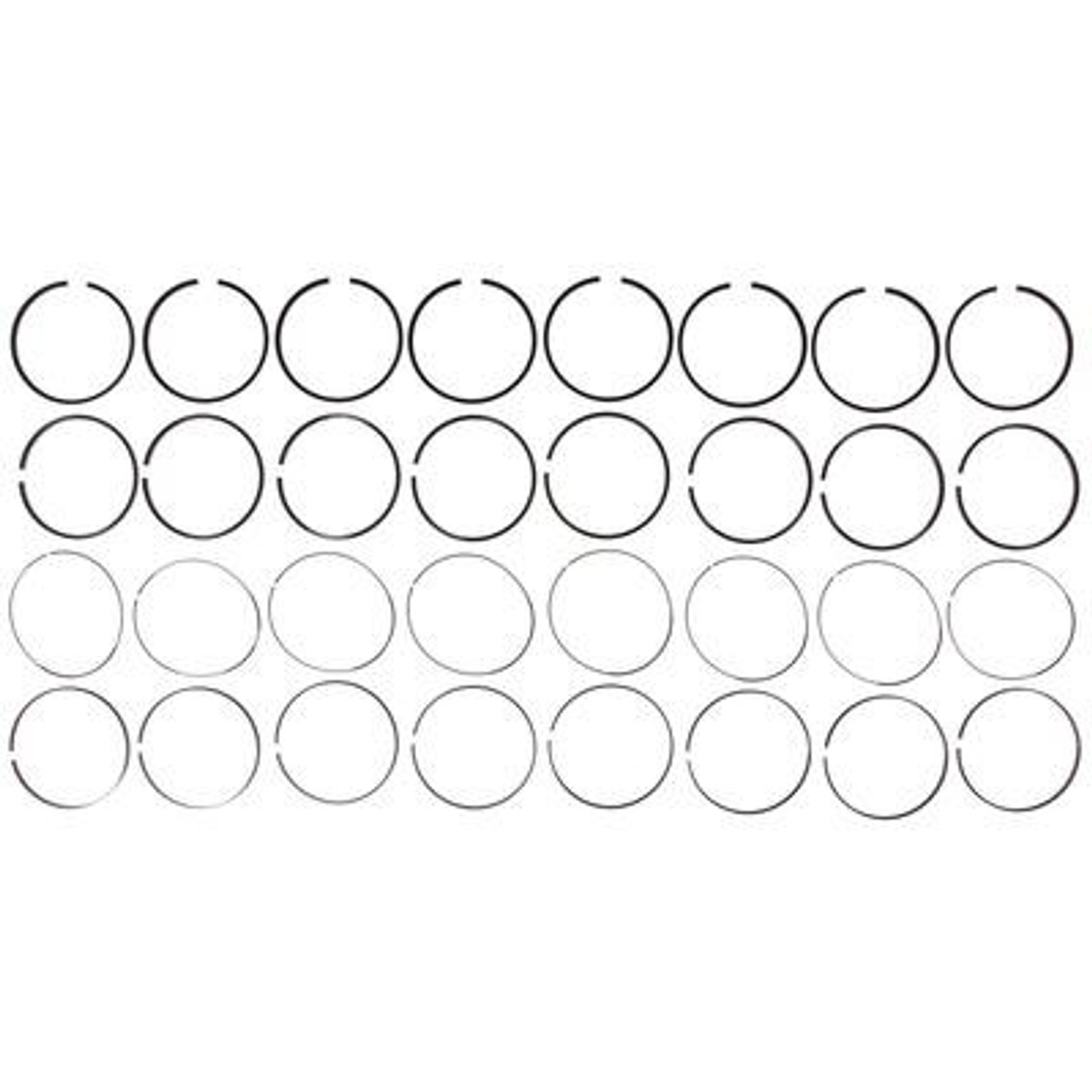 MAHLE 42160 PISTON RING SET (STD) FOR 11-16 GM DURAMAX