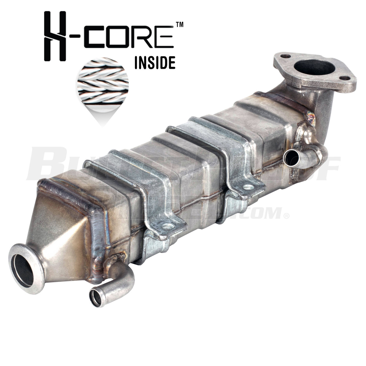 BULLET PROOF DIESEL 6700123 EGR COOLER 2007.5-2009 DODGE 6.7L CUMMINS (CAB & CHASSIS - HOSE & CLAMP VERSION)