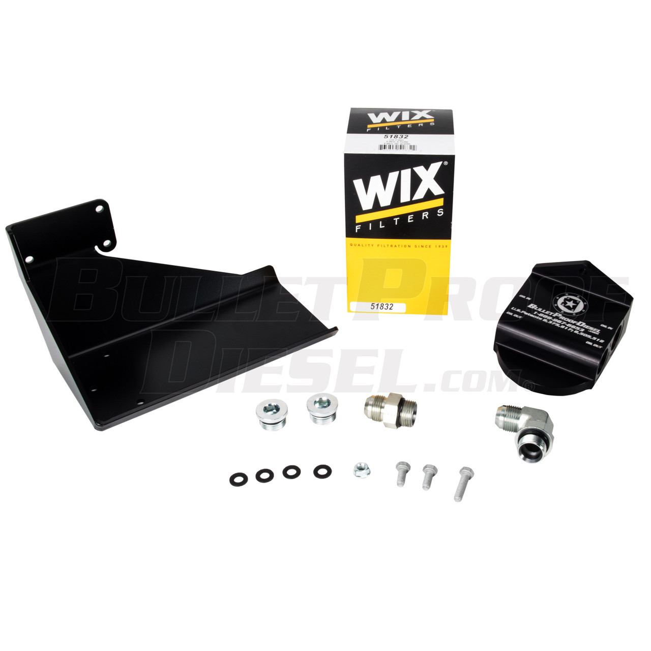 BULLET PROOF DIESEL 90409200 OIL COOLER RELOCATION KIT 2008-2010 FORD 6.4L POWERSTROKE