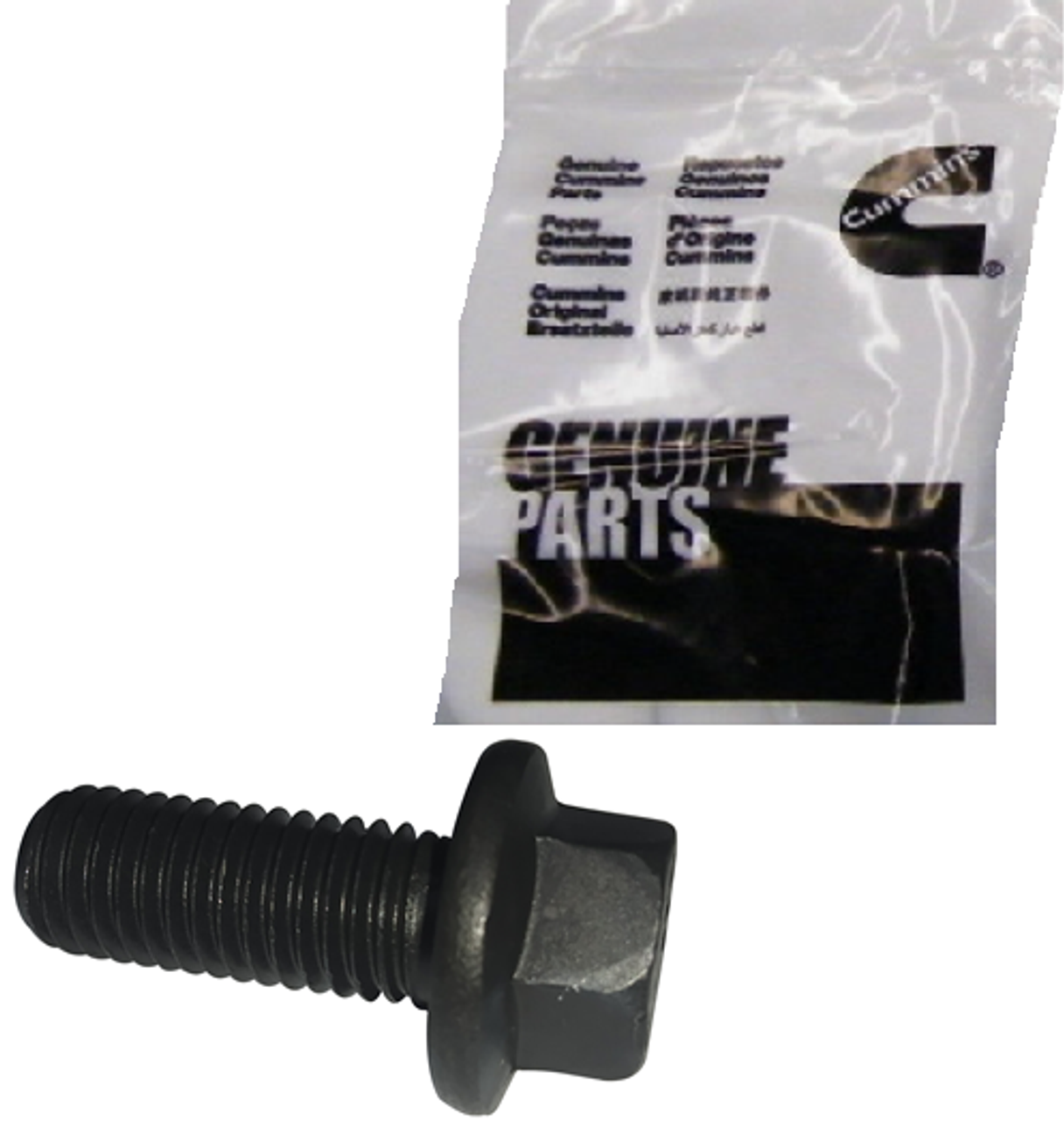 CUMMINS 3900625 OEM HEX FLANGE HEAD CAP SCREW – INTAKE AIR HEATER HARNESS BOLT – RAM 5.9L/6.7L (2003–2013)