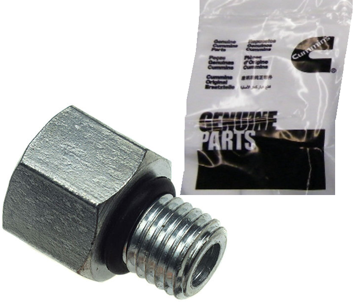 CUMMINS 3919687 OEM HX35 TURBO OIL INLET FITTING (FEMALE CONNECTOR) – RAM 5.9L 12V/24V
