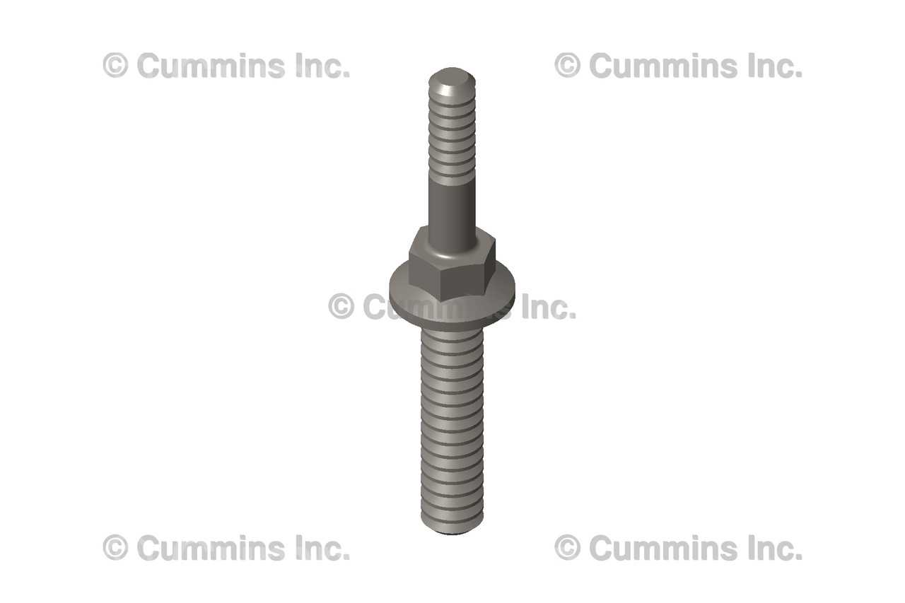 CUMMINS 3923077 OEM STUDDED FLANGE CAP SCREW – OIL COOLER HOUSING (5.9L 12V 1994–1998)