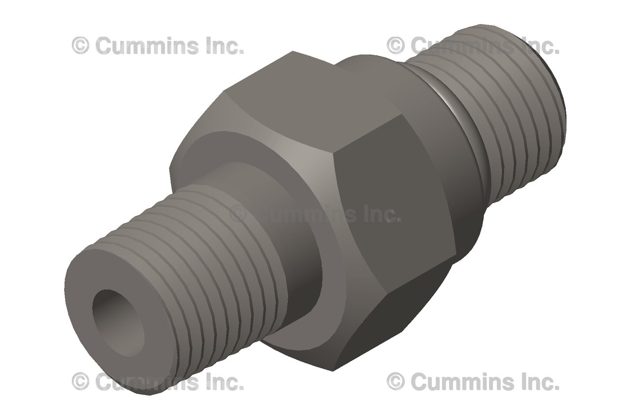 CUMMINS 3932321 OEM OIL FITTING – MALE CONNECTOR (ENGINE BLOCK TO TEE) – RAM 5.9L 12-VALVE (1994–1998)
