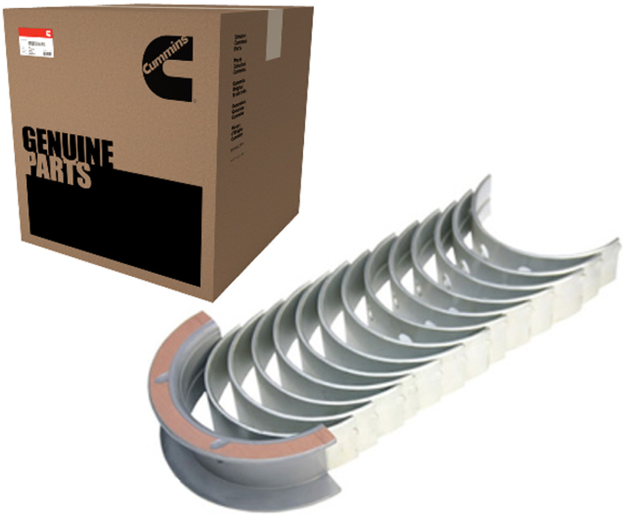 CUMMINS 4955857 OEM MAIN BEARING SET (.020 / 0.50MM) – 5.9L/6.7L (1989–2018)