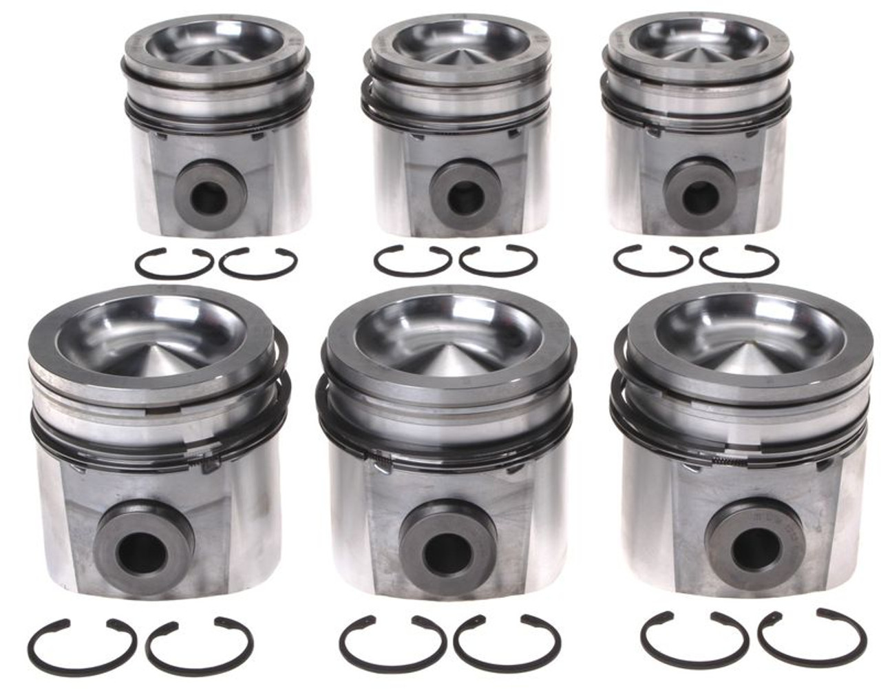 MAHLE 224-3673WR.040 PISTON KIT W/RINGS (.040) FOR 04.5–07 CUMMINS 5.9 MAHLE 224-3673WR.040 PISTON KIT W/RINGS (.040) FOR 04.5–07 CUMMINS 5.9