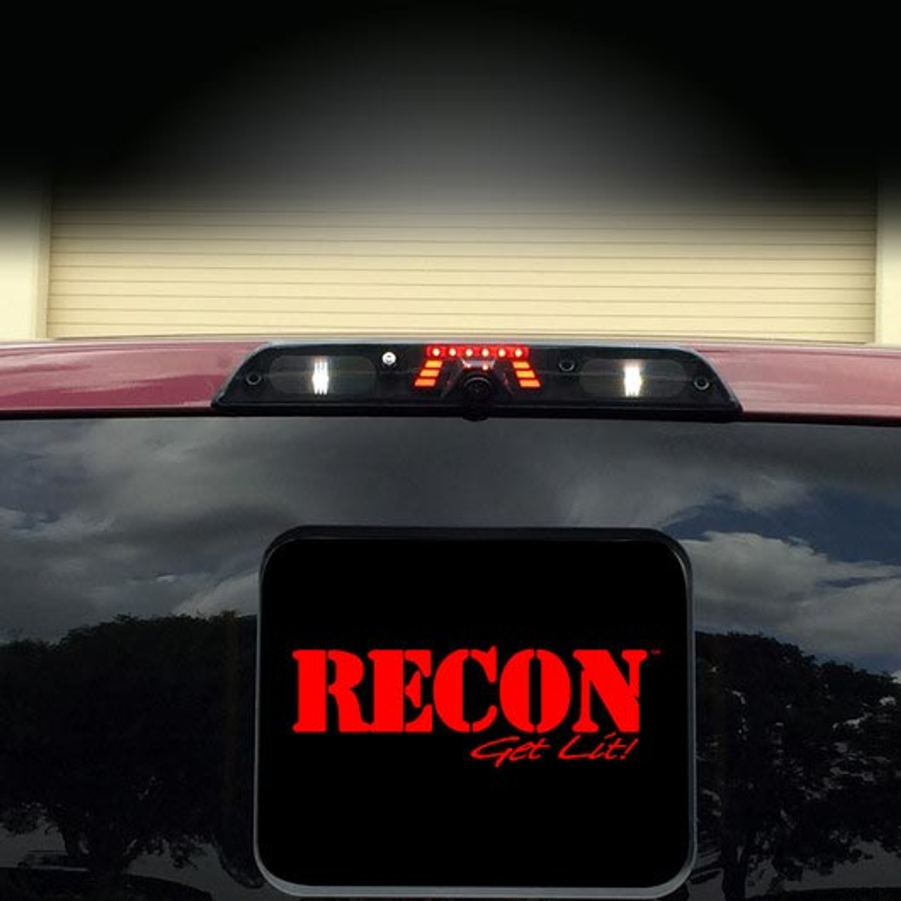 RECON 264129CAMBK SMOKED LED THIRD BRAKE LIGHT WITH FACTORY CAMERA FOR 2017-2023 FORD SUPER DUTY | 2015-2023 FORD F-150 RECON 264129CAMBK SMOKED LED THIRD BRAKE LIGHT WITH FACTORY CAMERA FOR 2017-2023 FORD SUPER DUTY | 2015-2023 FORD F-150