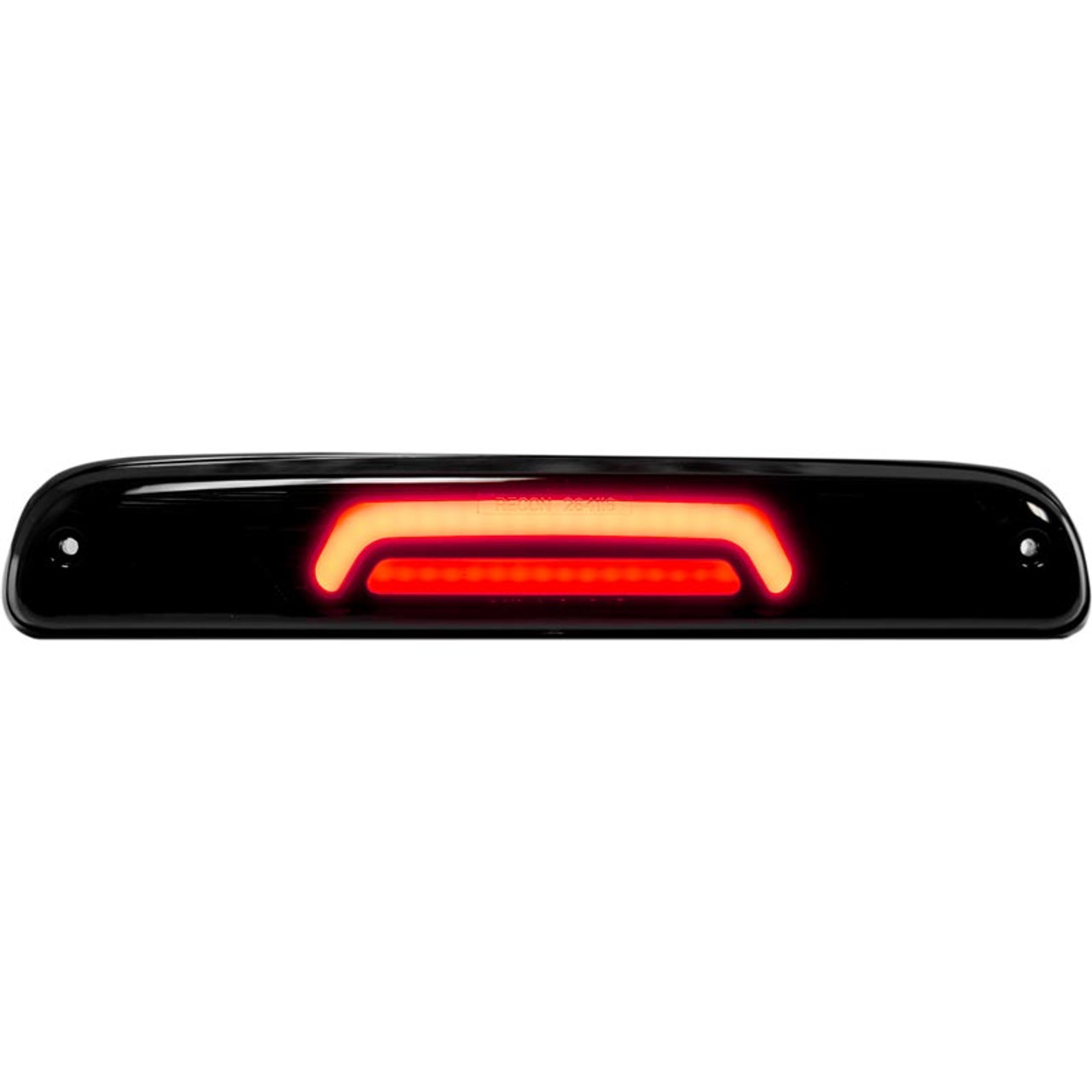 RECON 264116BKHPS SMOKED LED SCANNING THIRD BRAKE LIGHT FOR 1999-2016 FORD SUPER DUTY