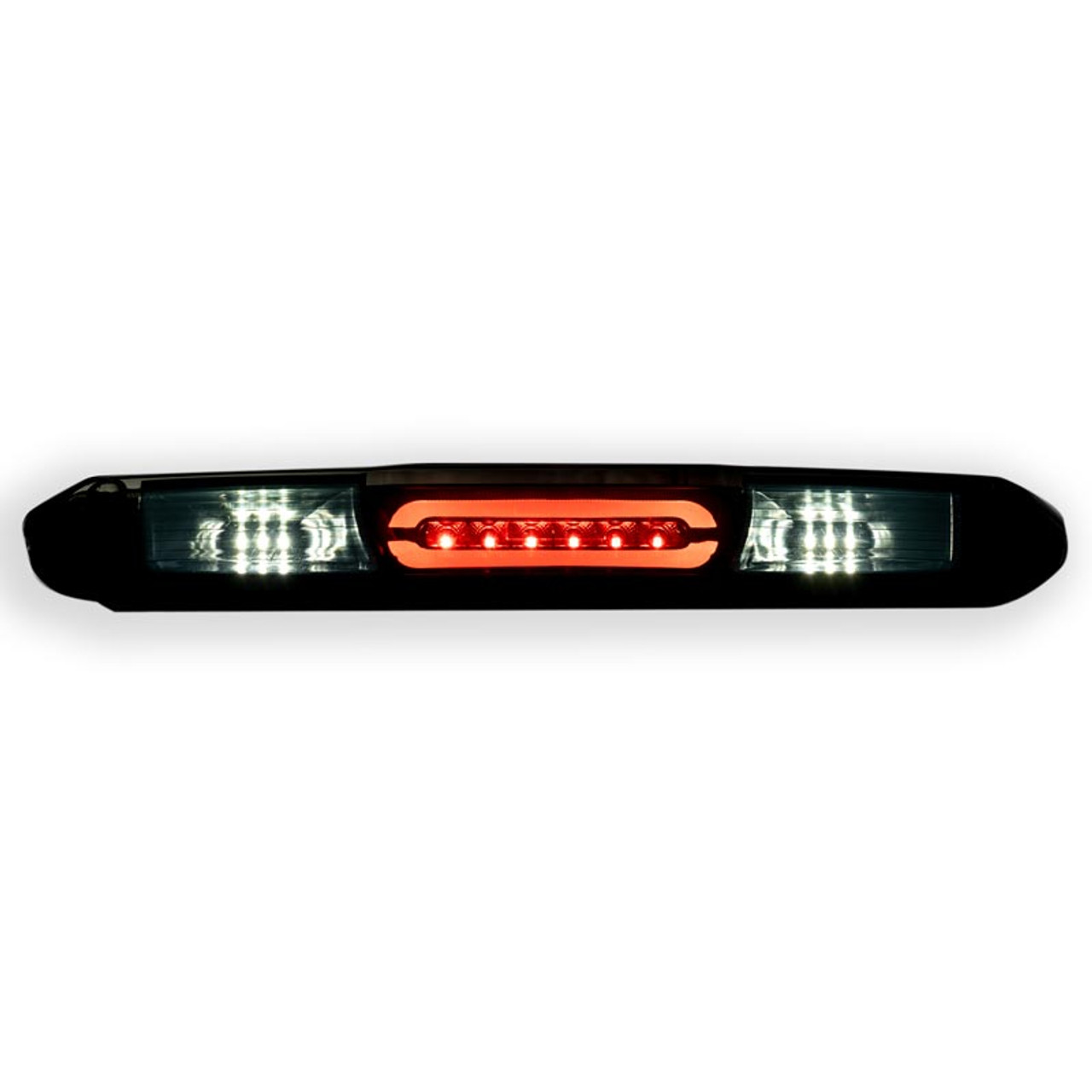 RECON 264125BKHPS SMOKED LED SCANNING THIRD BRAKE LIGHT FOR 2007.5-2013 GM SILVERADO/SIERRA