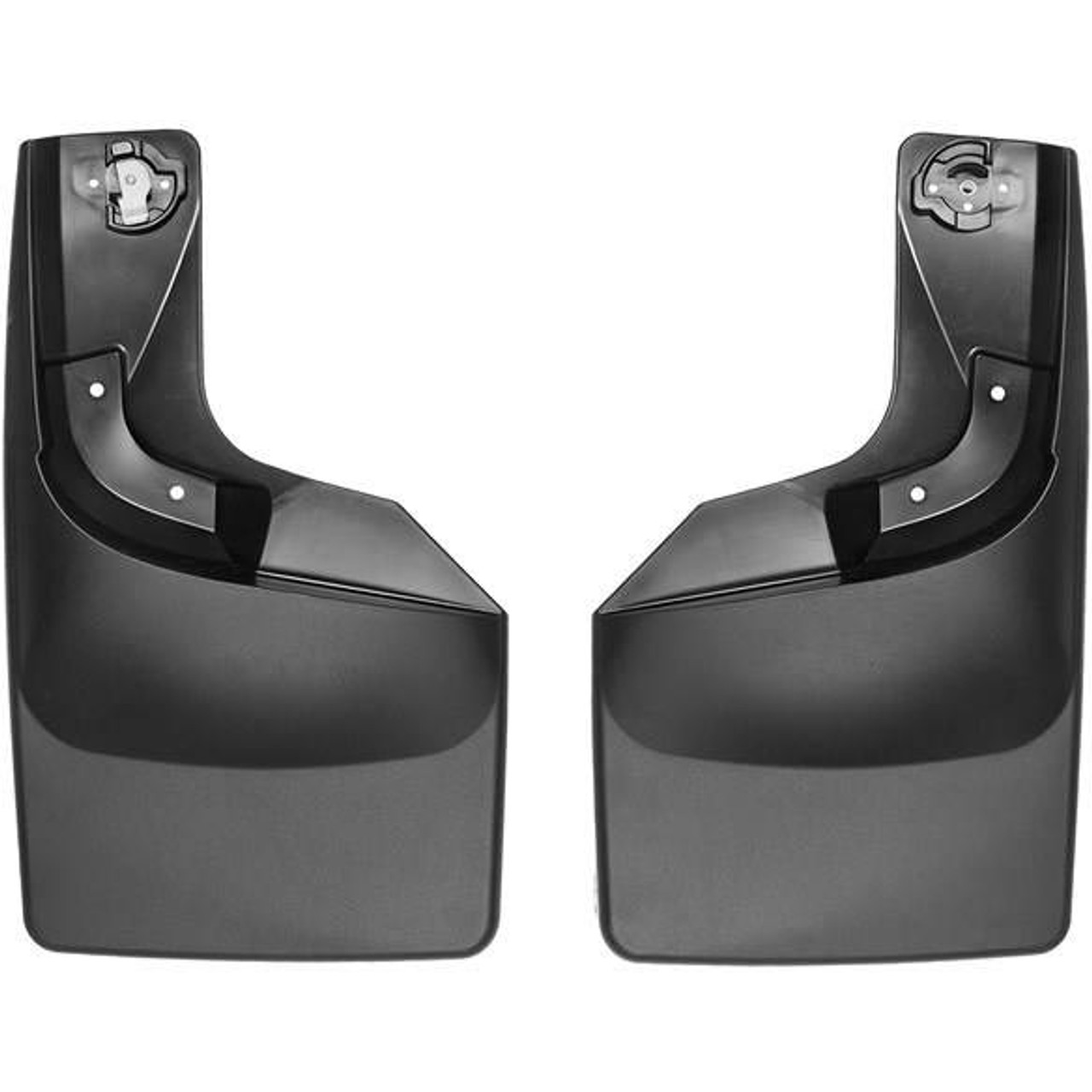 WEATHERTECH 120065 NO-DRILL DIGITALFIT REAR MUDFLAPS 2017-2021 FORD SUPER DUTY (SRW - WITHOUT FACTORY FENDER FLARES) WEATHERTECH 120065 NO-DRILL DIGITALFIT REAR MUDFLAPS 2017-2021 FORD SUPER DUTY (SRW - WITHOUT FACTORY FENDER FLARES)