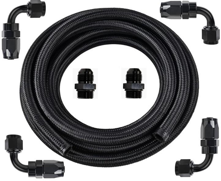 CPP 68RFE DIY REMOTE TRANSMISSION COOLER LINE KIT 2007.5-2023 DODGE CUMMINS 6.7L 24V