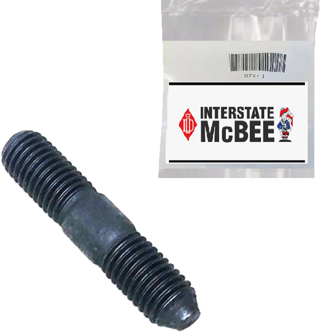INTERSTATE-MCBEE M-3818823 EXHAUST MANIFOLD STUD 89–18 5.9L/6.7L CUMMINS (AFTERMARKET REPLACEMENT)