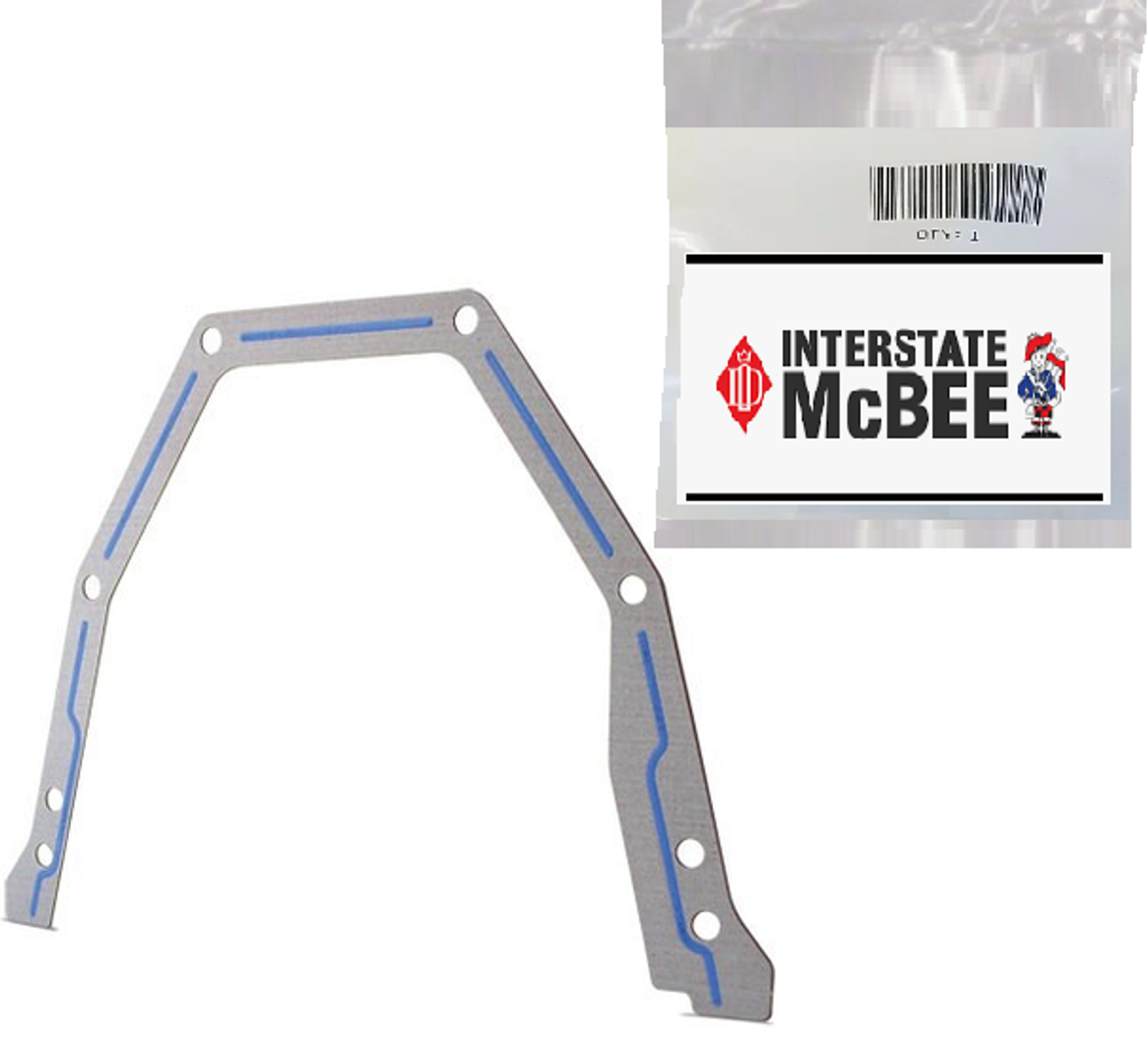 INTERSTATE-MCBEE M-4947667 REAR COVER GASKET 89-02 5.9L CUMMINS (AFTERMARKET REPLACEMENT)